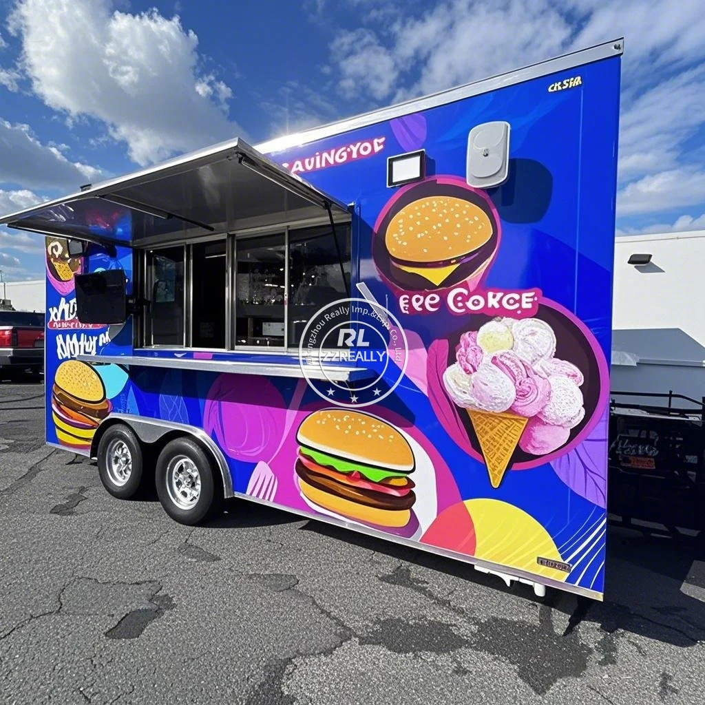 Manufacturer Food Concession Trailer Mobile Kitchen Fast Food Coffee Truck Catering Trailer Fully Equipped
Manufacturer Food Concession Trailer Mobile Kitchen Fast Food Coffee Truck Catering Trailer Fully Equipped