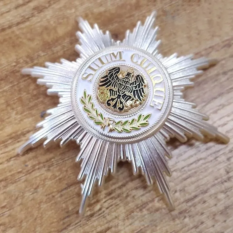 Hohenzollern Black Eagle Order Replica - Prussian Royal Collectible, Imperial German Medal, Knightly Heritage Souvenir
Hohenzollern Black Eagle Order Replica - Prussian Royal Collectible, Imperial German Medal, Knightly Heritage Souvenir