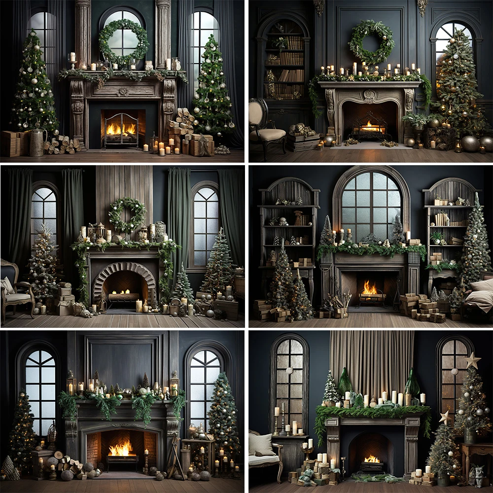 Mocsicka Christmas Photo Backdrop Interior Room Xmas Tree Fireplace Gift Wood Floor Kids Portrait Holiday Photography Background
Mocsicka Christmas Photo Backdrop Interior Room Xmas Tree Fireplace Gift Wood Floor Kids Portrait Holiday Photography Background