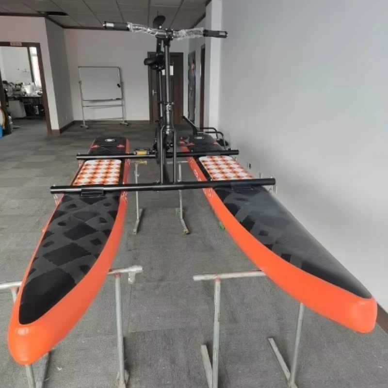 Water Bike New Design Adult Pedal PVC Inflatable High Quality Single Bike Leisure Equipment Water Pedal Boats for Sale
Water Bike New Design Adult Pedal PVC Inflatable High Quality Single Bike Leisure Equipment Water Pedal Boats for Sale
