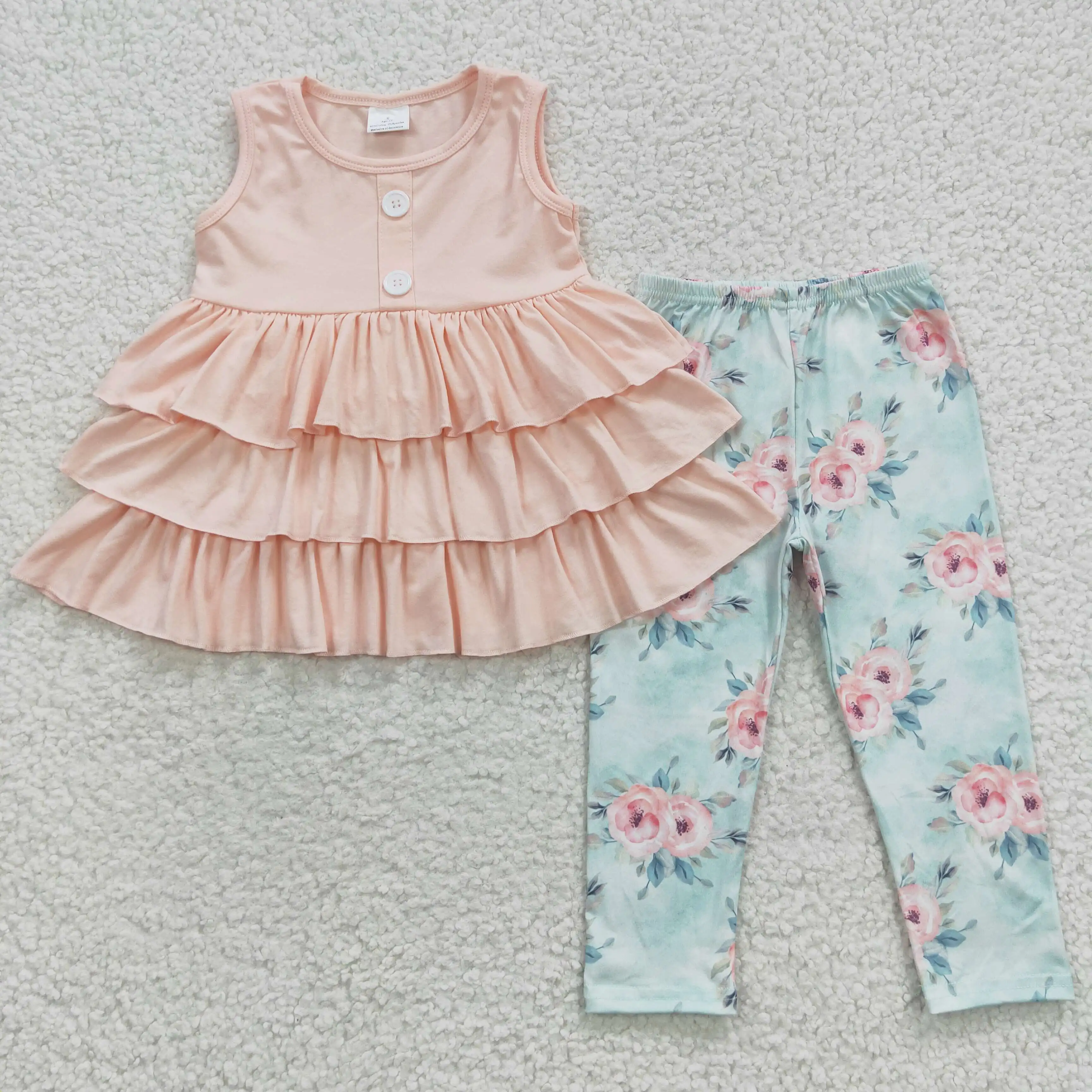2023 Girls Wholesale Boutique Set Baby Casual Cute Solid Color Lace Sleeveless Top Trousers Set
2023 Girls Wholesale Boutique Set Baby Casual Cute Solid Color Lace Sleeveless Top Trousers Set