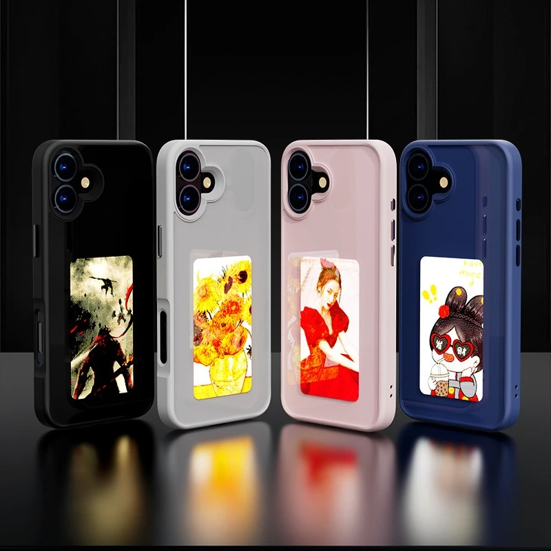 Bright surface style NFC Function Smart Case 4 Color Screen DIY Fashion Phone Cover New Funda For iphone 16 15 14 13 Pro Max
Bright surface style NFC Function Smart Case 4 Color Screen DIY Fashion Phone Cover New Funda For iphone 16 15 14 13 Pro Max