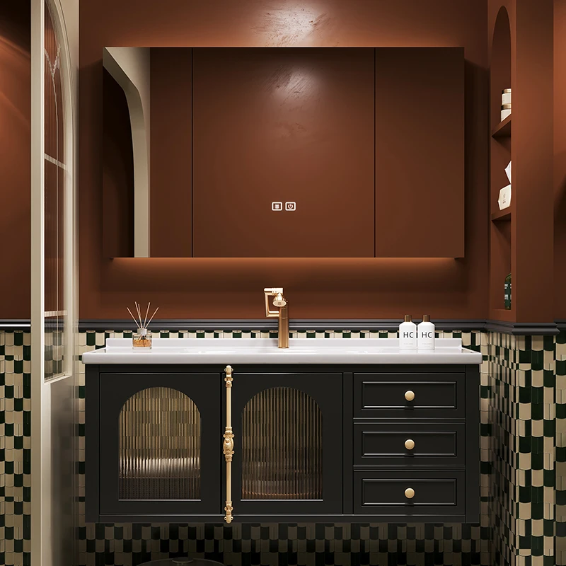 Luxury Makeup Storage Bathroom Cabinets Oak Drawers Space Saver Bathroom Cabinet Mirror Sink Mobiletto Bagno Home Furniture
Luxury Makeup Storage Bathroom Cabinets Oak Drawers Space Saver Bathroom Cabinet Mirror Sink Mobiletto Bagno Home Furniture