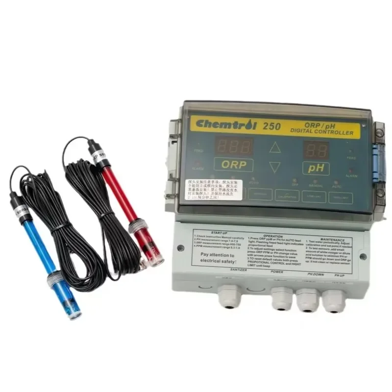 Automatic Pool Water Chemtrol 250 PH ORP Controller Plastic Swimming Pool Cleaning Accessories
Automatic Pool Water Chemtrol 250 PH ORP Controller Plastic Swimming Pool Cleaning Accessories