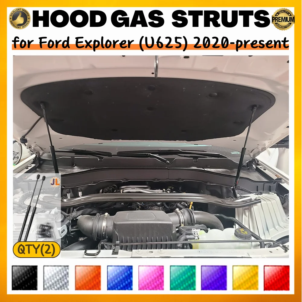 Qty(2) Стойки капота для Ford Explorer (U625) 2020-2025 гг., модификация переднего капота, газовые пружины, амортизаторы, подъемные опоры, демпферы
Qty(2) Стойки капота для Ford Explorer (U625) 2020-2025 гг., модификация переднего капота, газовые пружины, амортизаторы, подъемные опоры, демпферы