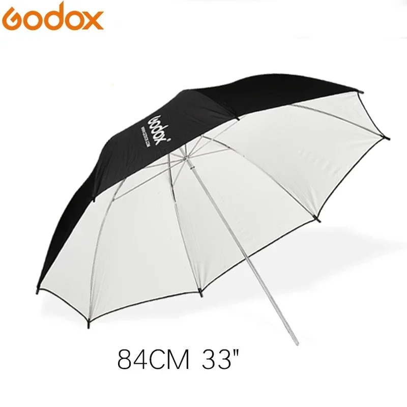 Godox 33" 83cm Black and White Reflective Lighting Light Umbrella for Studio Photogrphy
Godox 33" 83cm Black and White Reflective Lighting Light Umbrella for Studio Photogrphy