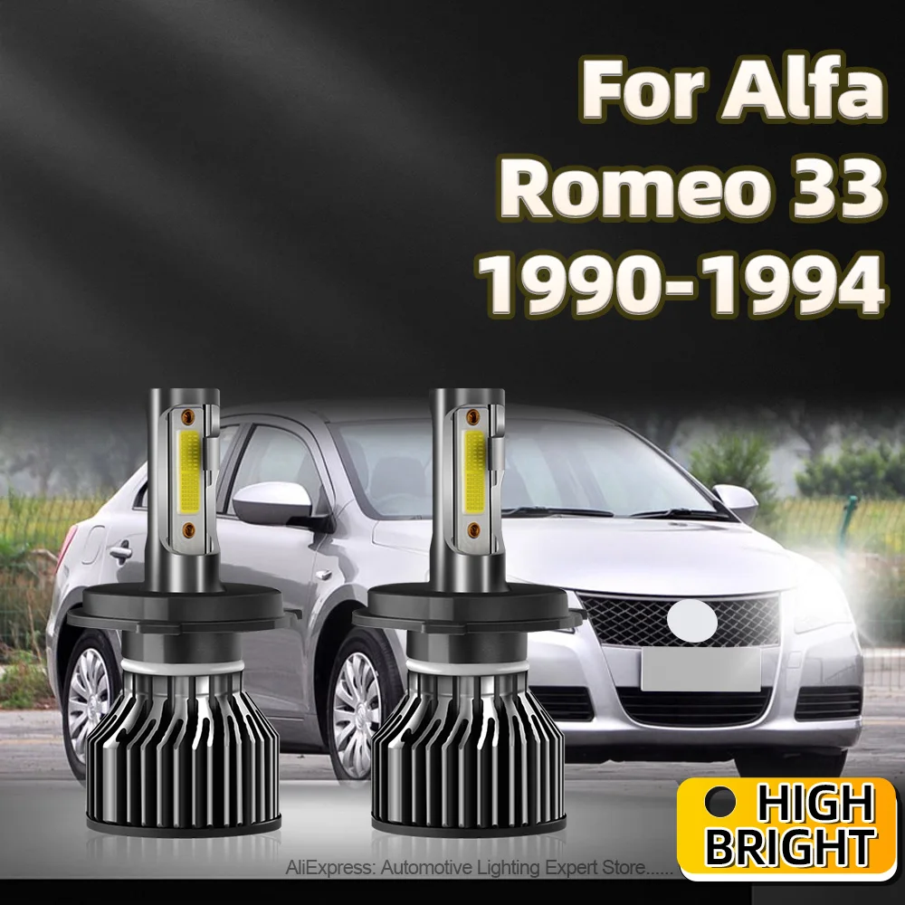 2Pcs 150W H4 LED Headlight High Power Turbo Lamp 6000K White Car Light with Fan For ALFA ROMEO 33 1990 1991 1992 1993 1994
2Pcs 150W H4 LED Headlight High Power Turbo Lamp 6000K White Car Light with Fan For ALFA ROMEO 33 1990 1991 1992 1993 1994