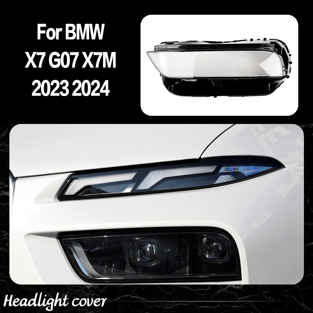 Front Headlamp Cover For BMW X7 G07 X7M 2023 2024 Headlight Lens Transparent Shell Plexiglass Replace Original Lampshade
Front Headlamp Cover For BMW X7 G07 X7M 2023 2024 Headlight Lens Transparent Shell Plexiglass Replace Original Lampshade