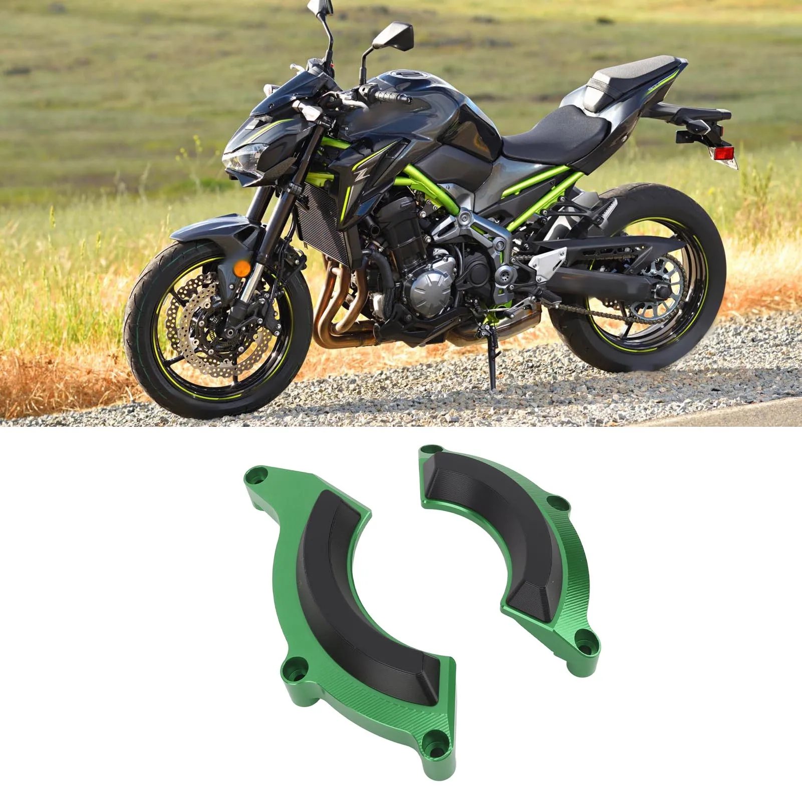 Engine Stator Guard Cover Crash Protector Aluminum Alloy Rugged Construction for Z900 2017 to 2019 Green
Engine Stator Guard Cover Crash Protector Aluminum Alloy Rugged Construction for Z900 2017 to 2019 Green