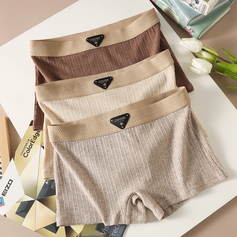 3PCS/Pack 100% Cotton Solid Striped Panties for Women Hygroscopic Breathable Lingerie Comfortable Soft Crotch Safety Underwear
3PCS/Pack 100% Cotton Solid Striped Panties for Women Hygroscopic Breathable Lingerie Comfortable Soft Crotch Safety Underwear