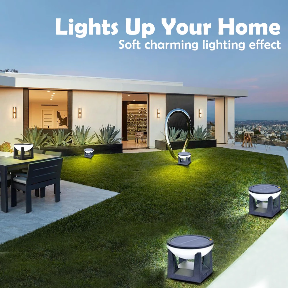 D5 1x Circular Solar Post Light Outdoor Solar Lamp Pillar Light LED Fence Deck Cap Lantern Flat Surface Patio Garden Patio Decor
D5 1x Circular Solar Post Light Outdoor Solar Lamp Pillar Light LED Fence Deck Cap Lantern Flat Surface Patio Garden Patio Decor