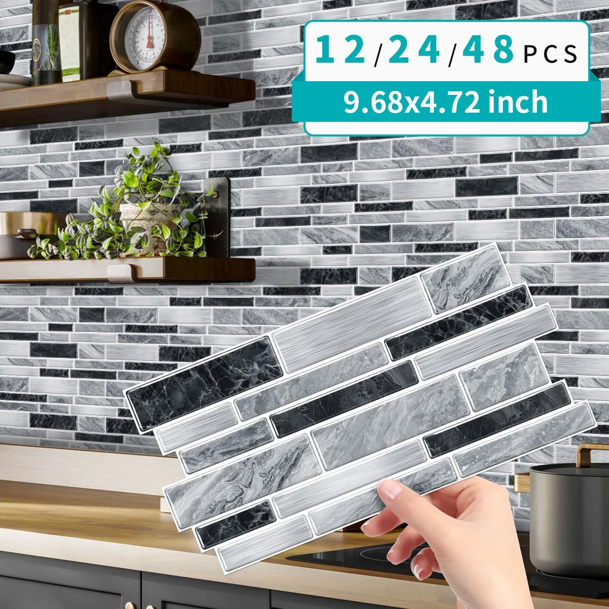Crystal Film Anti Marble Tile Wall Sticker Oil Resistant Kitchen Bathroom Irregular-shape PVC Self-adhesive Wallpaper Home Decor
Crystal Film Anti Marble Tile Wall Sticker Oil Resistant Kitchen Bathroom Irregular-shape PVC Self-adhesive Wallpaper Home Decor