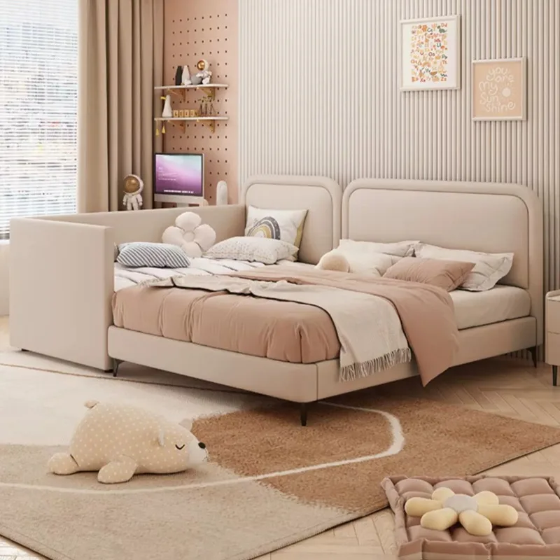 Adults Queen Kids Room Bedroom Beds Family Children Guardrail Full Size Bed Frames 180x200cm Luxury Many People Home Furniture
Adults Queen Kids Room Bedroom Beds Family Children Guardrail Full Size Bed Frames 180x200cm Luxury Many People Home Furniture
