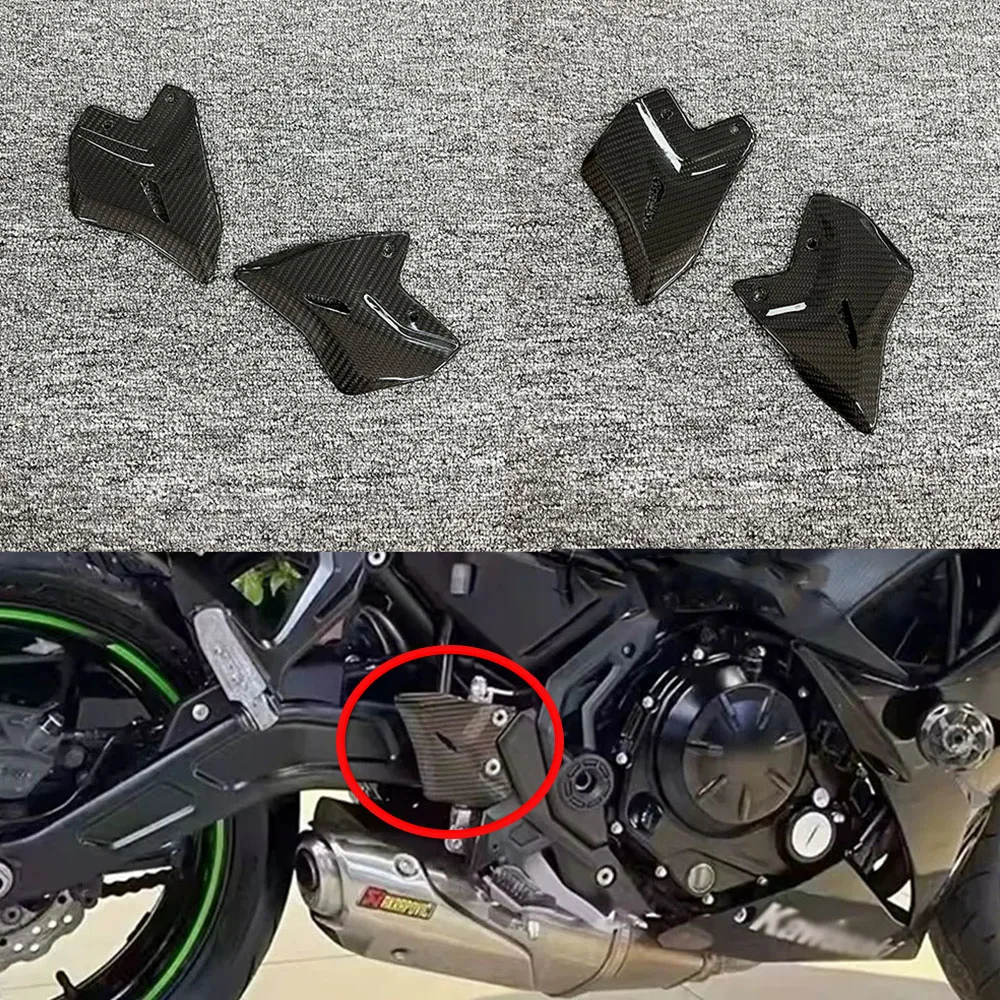 For Kawasaki Ninja 650 Z650 2017 2018 2019 2020 2021 2022 2023 2024 100%Carbon fiber heel guard, rear mounted foot guard,fairin
For Kawasaki Ninja 650 Z650 2017 2018 2019 2020 2021 2022 2023 2024 100%Carbon fiber heel guard, rear mounted foot guard,fairin