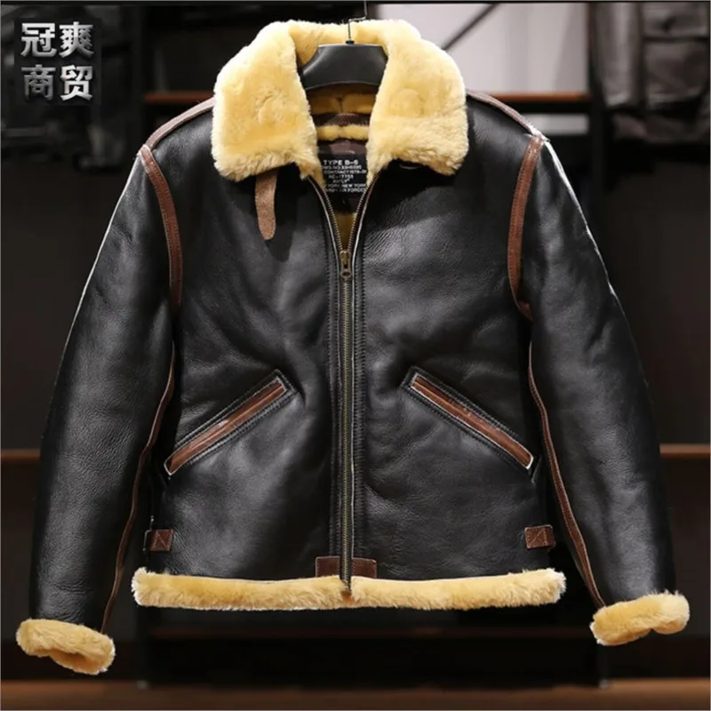 Leather and fur one-piece for men women patchwork
Leather and fur one-piece for men women patchwork