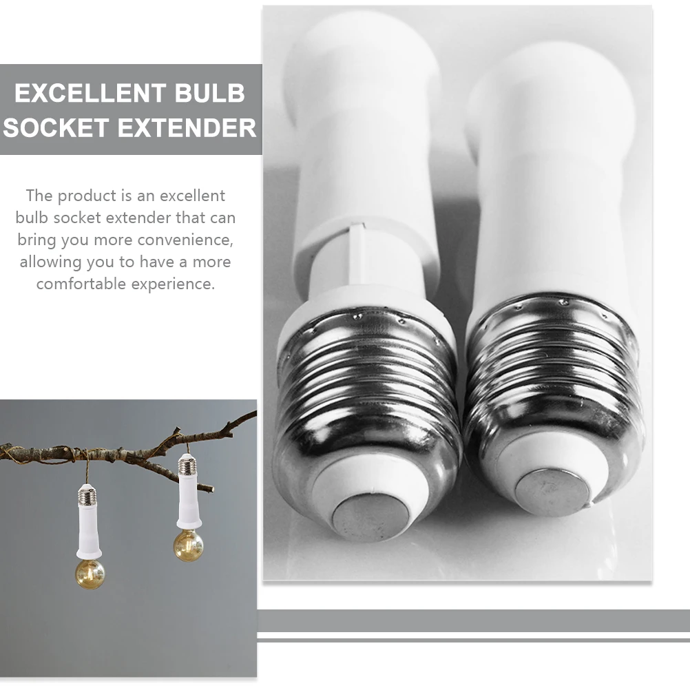 1pcs Telescopic Light Bulb Socket Extender E27 to E27 Adjustable Lamp Head Extension Adapter for High Deep Fixtures Durable Long
1pcs Telescopic Light Bulb Socket Extender E27 to E27 Adjustable Lamp Head Extension Adapter for High Deep Fixtures Durable Long