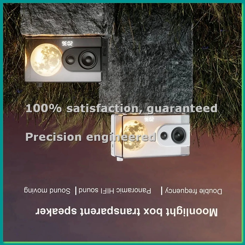 Музыкальная колонка M6 Moonlight с Bluetooth, поддержкой TF-карт, AUX, подключением к компьютеру, часами и прозрачным корпусом B-TCES
Музыкальная колонка M6 Moonlight с Bluetooth, поддержкой TF-карт, AUX, подключением к компьютеру, часами и прозрачным корпусом B-TCES