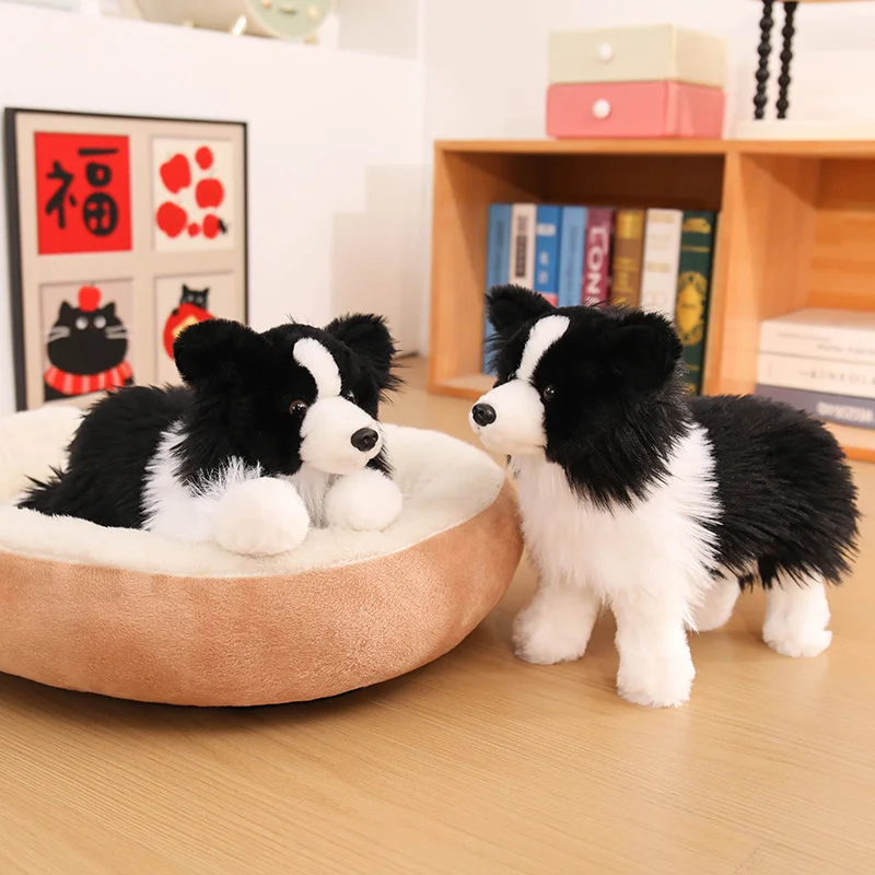 24-34cm Simulation RealLife Pets Border Collie Plush Toy Soft Stuffed Fluffy Animal Cute Puppy Dog Baby Appsease Doll Girls Gift
24-34cm Simulation RealLife Pets Border Collie Plush Toy Soft Stuffed Fluffy Animal Cute Puppy Dog Baby Appsease Doll Girls Gift