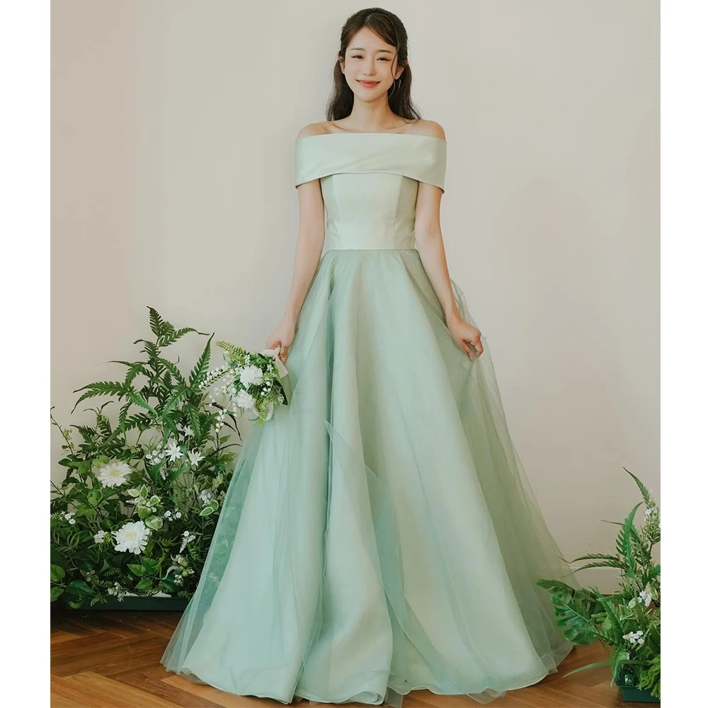 Bowith Mint Green Korean Evening Dresses with Shawl Corset Girls Prom Dresses Customized Party Dresses Wedding Snap Dresses
Bowith Mint Green Korean Evening Dresses with Shawl Corset Girls Prom Dresses Customized Party Dresses Wedding Snap Dresses