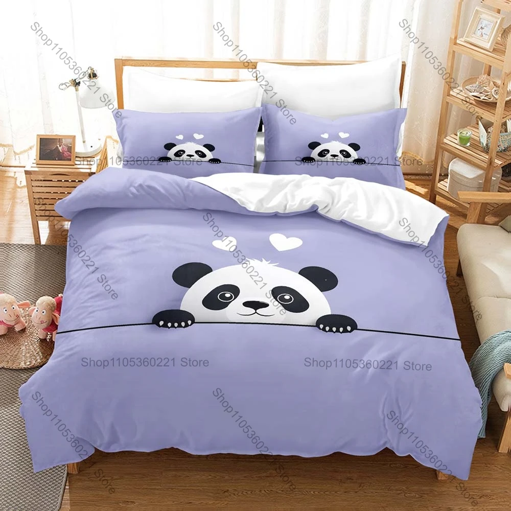 Kawaii cartoon panda Three Piece Bedding Set Luxury Comforter Set with Queen King Size Including new animal household goods Anim
Kawaii cartoon panda Three Piece Bedding Set Luxury Comforter Set with Queen King Size Including new animal household goods Anim