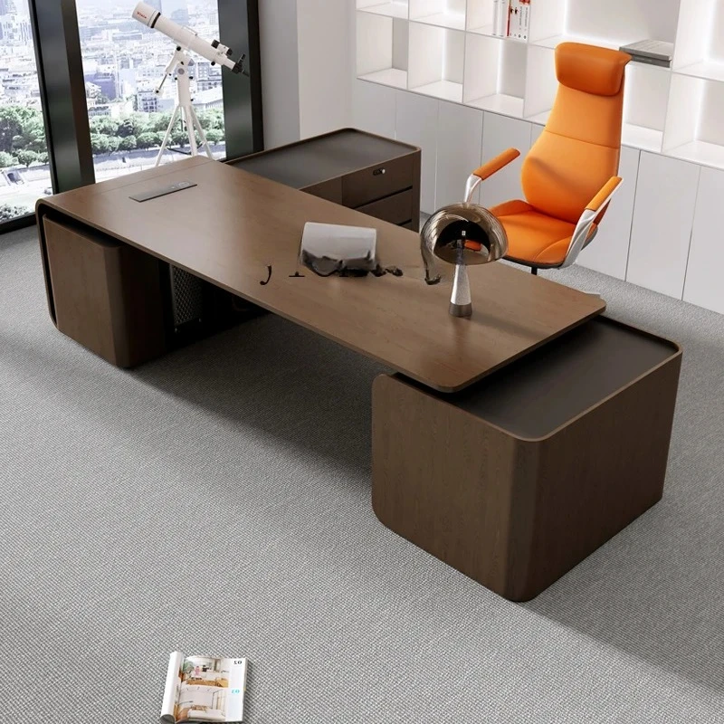 TQH Solid Wood Boss Desk President Desk Simple Modern High-end Office Leadership Desk Combination
TQH Solid Wood Boss Desk President Desk Simple Modern High-end Office Leadership Desk Combination