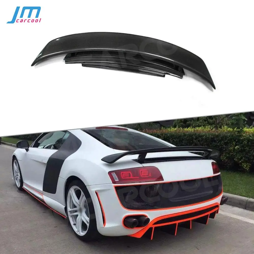 Carbon Fiber Car Rear Spoiler Boot Trunk Racing Wings Body Kits For Audi V10 2010-2015 GT Style Car Styling Accessorise
Carbon Fiber Car Rear Spoiler Boot Trunk Racing Wings Body Kits For Audi V10 2010-2015 GT Style Car Styling Accessorise