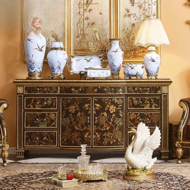 Painted French Art Hand Painted Entrance Cabinet Vintage Living Room Home Decoration Locker Furniture
Painted French Art Hand Painted Entrance Cabinet Vintage Living Room Home Decoration Locker Furniture