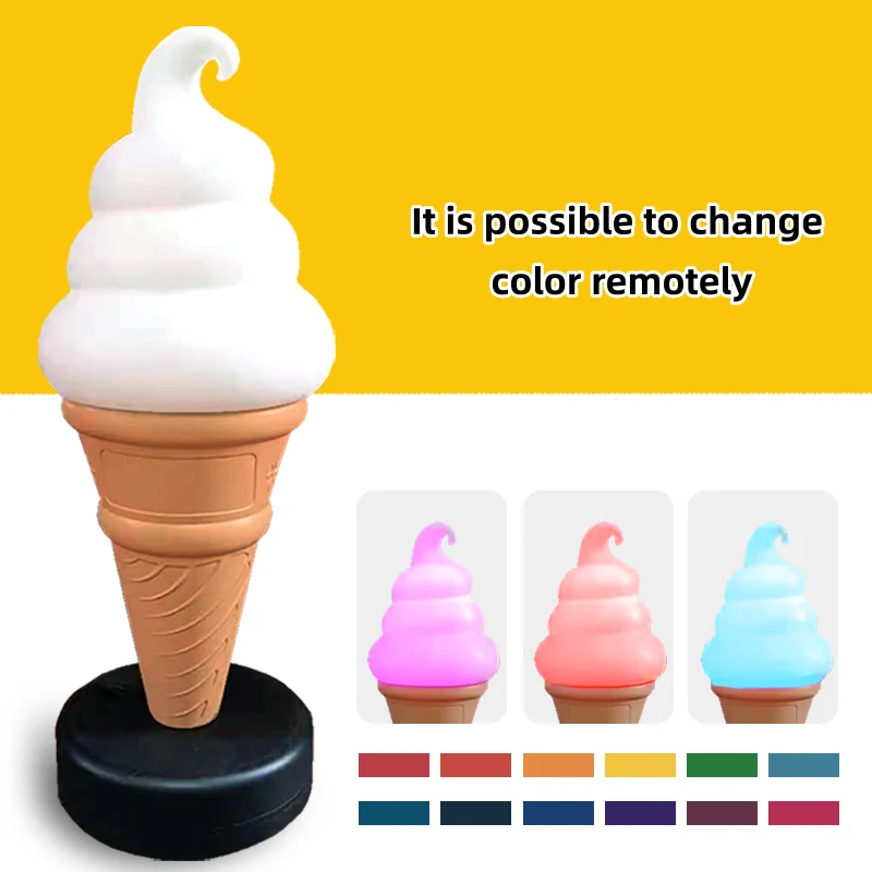 1.2m Giant LED Ice Cream Lamp Color Changing Serve Light for Ice Cream Shop Storefront Window Display Outdoor Decor Sign
1.2m Giant LED Ice Cream Lamp Color Changing Serve Light for Ice Cream Shop Storefront Window Display Outdoor Decor Sign
