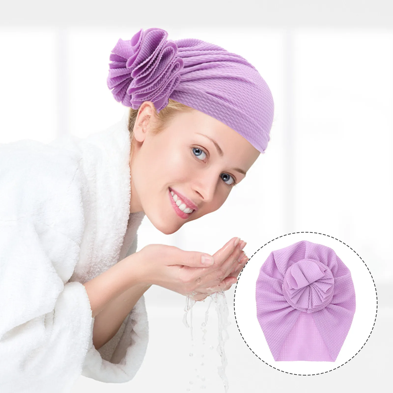 3pcs Chemotherapy Caps Elastic Turban Wrap For Long Curly Frizzy Hair Braids Extensions Cotton Headscarf Sleep Protection
3pcs Chemotherapy Caps Elastic Turban Wrap For Long Curly Frizzy Hair Braids Extensions Cotton Headscarf Sleep Protection