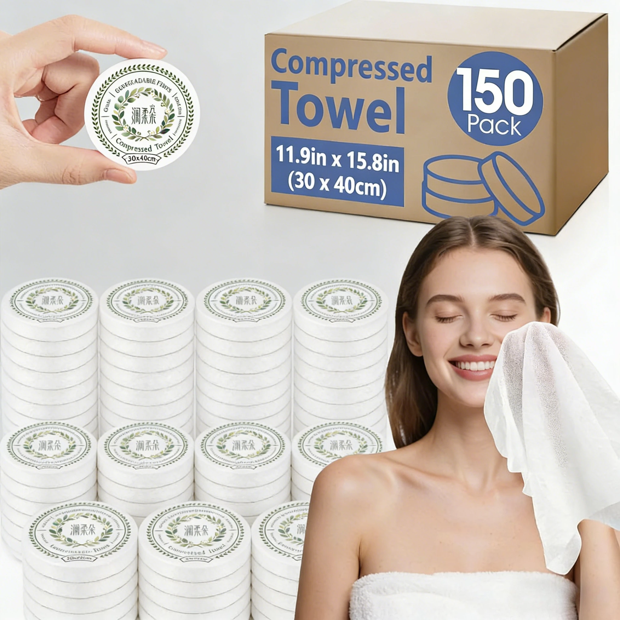 Disposable Thickened Pearl-patterned Travel Towels - in Multiple Sizes Suitable for Camping, Fitness, Hotels, and Air Travel
Disposable Thickened Pearl-patterned Travel Towels - in Multiple Sizes Suitable for Camping, Fitness, Hotels, and Air Travel