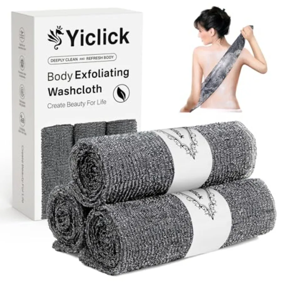 Exfoliating Washcloth Towel, Japanese Exfoliating Bath Wash Cloth for Body Exfoliation, Korean Back Scrubber Washer for Shower,
Exfoliating Washcloth Towel, Japanese Exfoliating Bath Wash Cloth for Body Exfoliation, Korean Back Scrubber Washer for Shower,