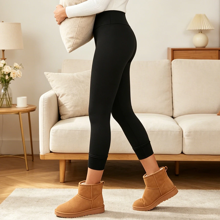 Women's Thin Fleece Lined Leggings High Waisted Autumn Winter Thermal Pants Soft Stretchy Warm Slim Fit Leggings Casual Wear
Women's Thin Fleece Lined Leggings High Waisted Autumn Winter Thermal Pants Soft Stretchy Warm Slim Fit Leggings Casual Wear