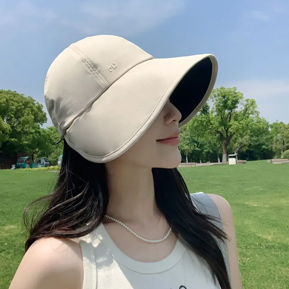 Fashion Big Brimmed Fisherman Hat Solid Color Wide Brim Sunshade Hat Sun Protection Breathable Sunscreen Visor Cap Girl
Fashion Big Brimmed Fisherman Hat Solid Color Wide Brim Sunshade Hat Sun Protection Breathable Sunscreen Visor Cap Girl