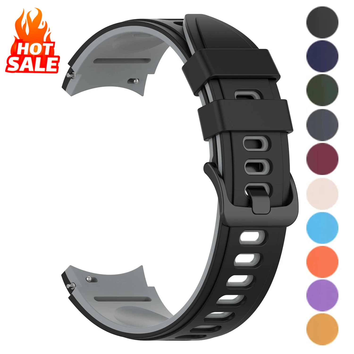 Silicone Strap For Samsung Galaxy Watch 7 6 5 4 44mm 40mm/FE/5 pro 45mm Sport 20mm watch Bracelet watch6 classic 43mm 47mm band
Silicone Strap For Samsung Galaxy Watch 7 6 5 4 44mm 40mm/FE/5 pro 45mm Sport 20mm watch Bracelet watch6 classic 43mm 47mm band