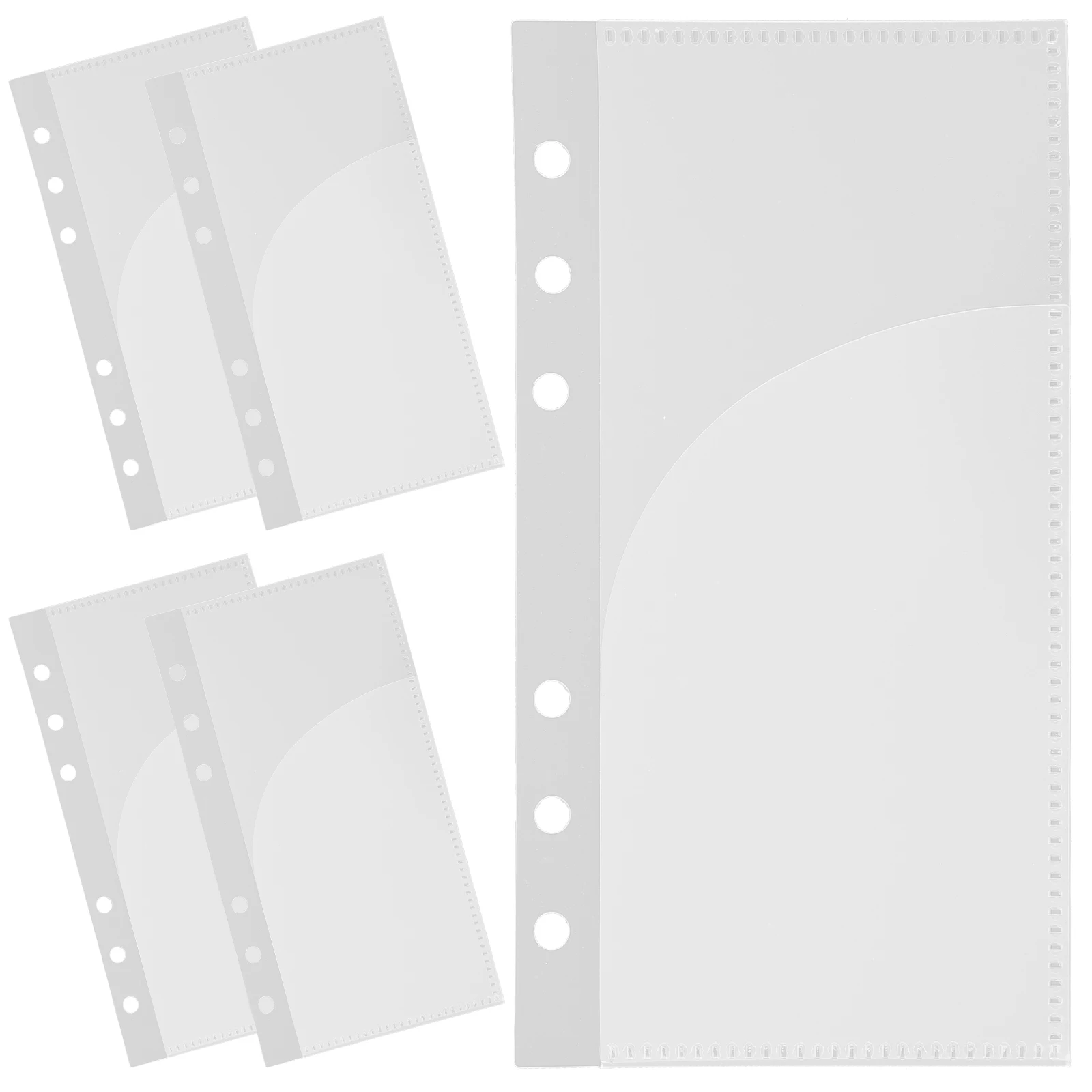 5 Pcs A6 PP Binder Inserts Replaceable Budget Pocket 6 Holes Loose Leaf Storage Envelopes for Cards Notes Daily Use Cash
5 Pcs A6 PP Binder Inserts Replaceable Budget Pocket 6 Holes Loose Leaf Storage Envelopes for Cards Notes Daily Use Cash