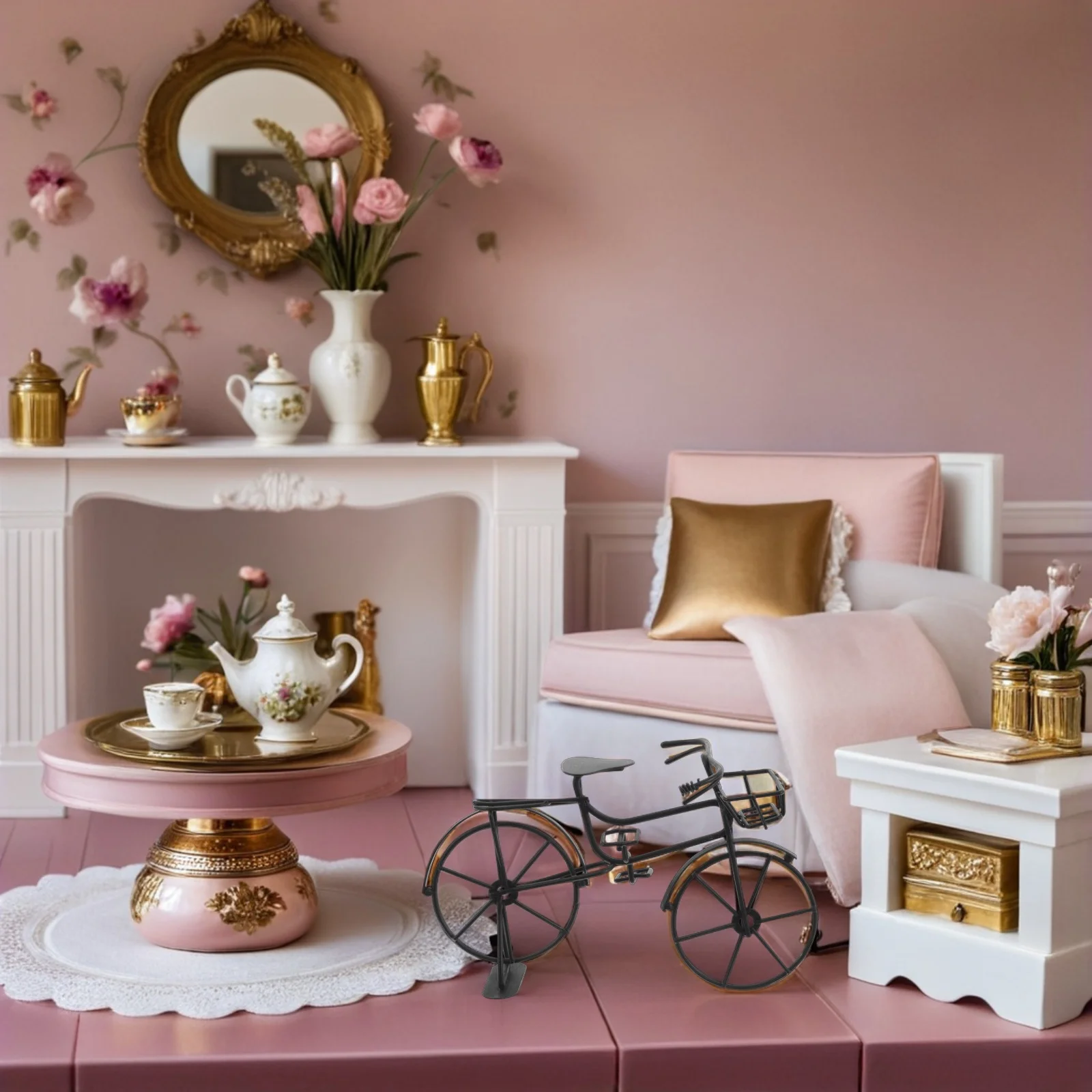 2Pcs Retro Metal Bicycle Ornaments Vintage Desktop Decor Miniature Bike Sculpture for DIY Home Decoration Metal Bike
2Pcs Retro Metal Bicycle Ornaments Vintage Desktop Decor Miniature Bike Sculpture for DIY Home Decoration Metal Bike