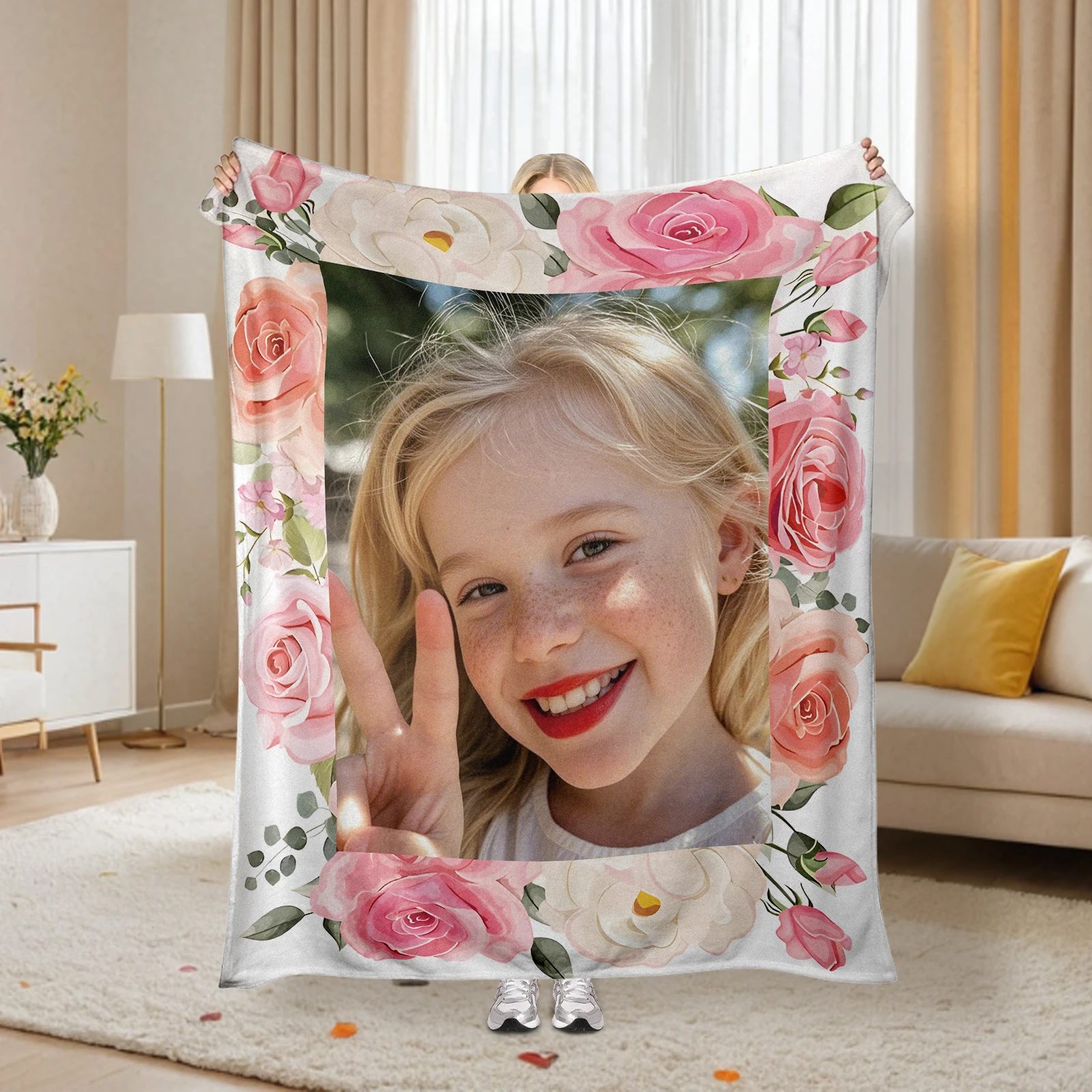 Little Girl Blanket Custom Picture Sofa Bed Chair Throw Blanket for Daughter Birthday Husband Valentine's Day Anniversary Gift
Little Girl Blanket Custom Picture Sofa Bed Chair Throw Blanket for Daughter Birthday Husband Valentine's Day Anniversary Gift