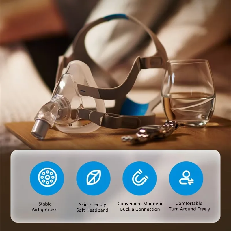 ResMed AirFit F20 Полнолицевая CPAP-маска с головным убором для домашнего использования, защита от храпа и апноэ во сне, оригинальная упаковка
ResMed AirFit F20 Полнолицевая CPAP-маска с головным убором для домашнего использования, защита от храпа и апноэ во сне, оригинальная упаковка