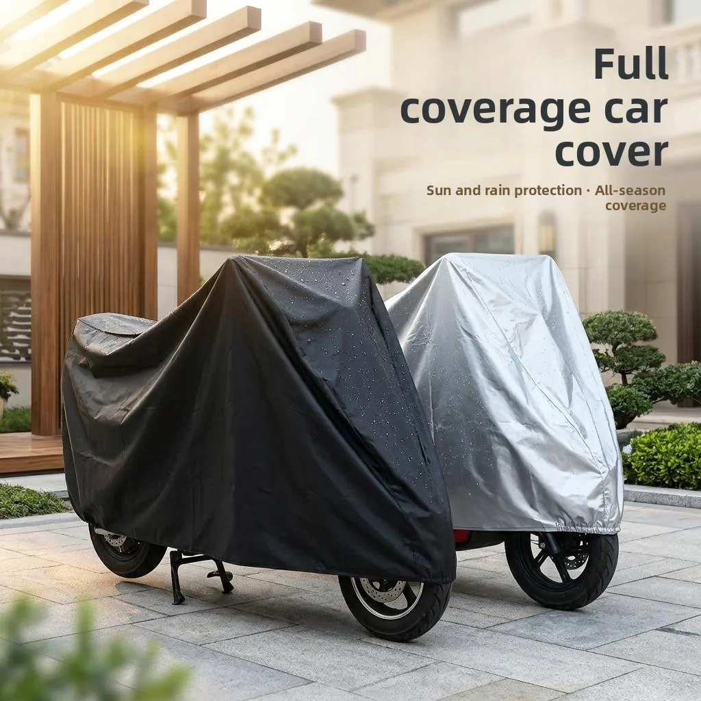 Full-Coverage PEVA Vehicle Rain Shield Bicycle Cover Single Layer Waterproof Sun Protection Carriage Roof
Full-Coverage PEVA Vehicle Rain Shield Bicycle Cover Single Layer Waterproof Sun Protection Carriage Roof