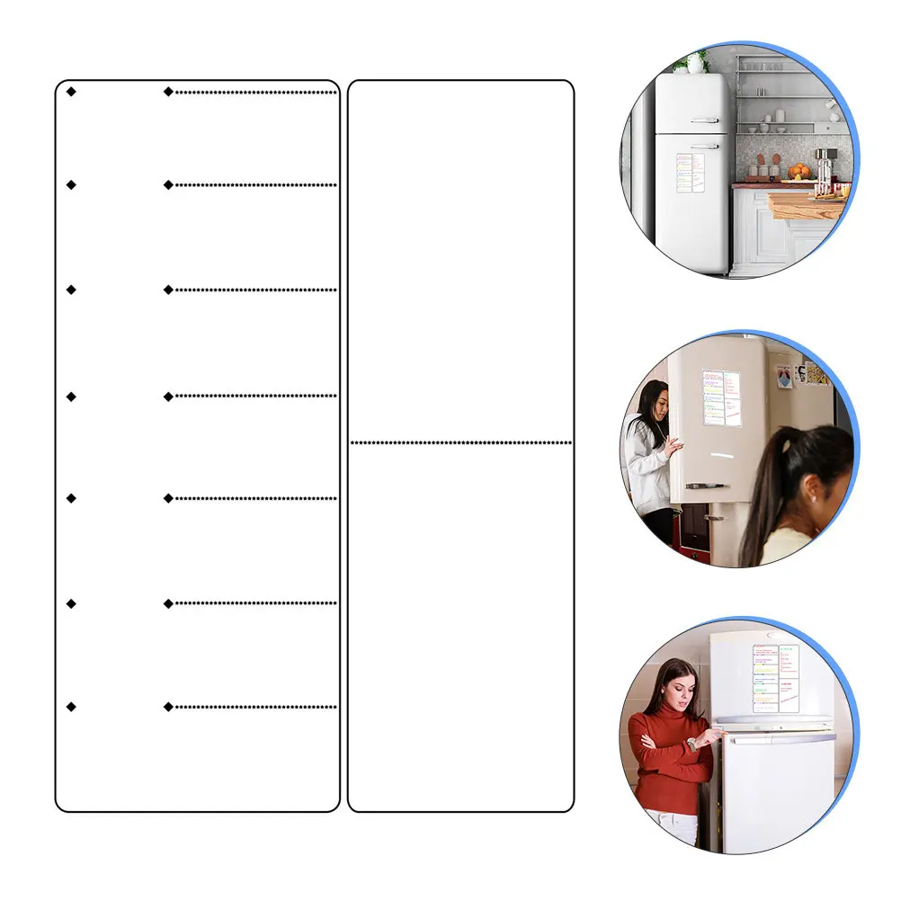 Magnetic Fridge Calendar Board Weekly Planning Whiteboard with Strong Magnetism for Kitchen Refrigerator Use Erasable Schedule
Magnetic Fridge Calendar Board Weekly Planning Whiteboard with Strong Magnetism for Kitchen Refrigerator Use Erasable Schedule