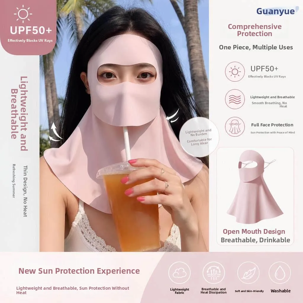Women's Thin Breathable 3D Sunscreen Face Mask UV Protection High Aesthetic Value Cycling Special Edition 2026 New Model
Women's Thin Breathable 3D Sunscreen Face Mask UV Protection High Aesthetic Value Cycling Special Edition 2026 New Model