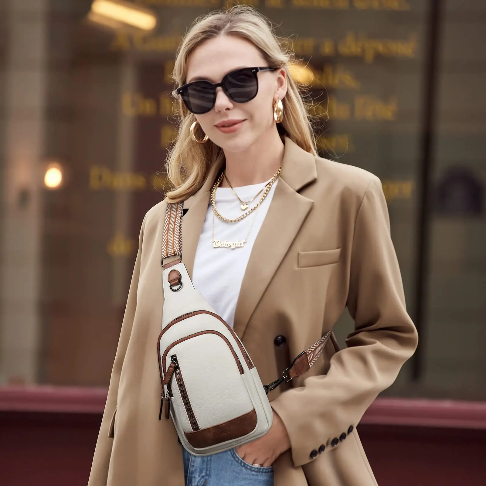 Vintage handbag for women, large capacity women's chest bag, simple and fashionable crossbody bag
Vintage handbag for women, large capacity women's chest bag, simple and fashionable crossbody bag