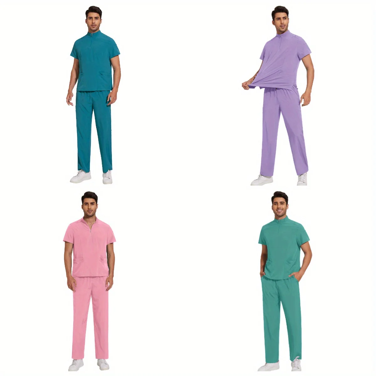Top-Quality Men and Women Same Solid Color Dental Clinic Uniform Set - Functional Pet Hospital Work Clothes & Hand Washing Set 
Top-Quality Men and Women Same Solid Color Dental Clinic Uniform Set - Functional Pet Hospital Work Clothes & Hand Washing Set
