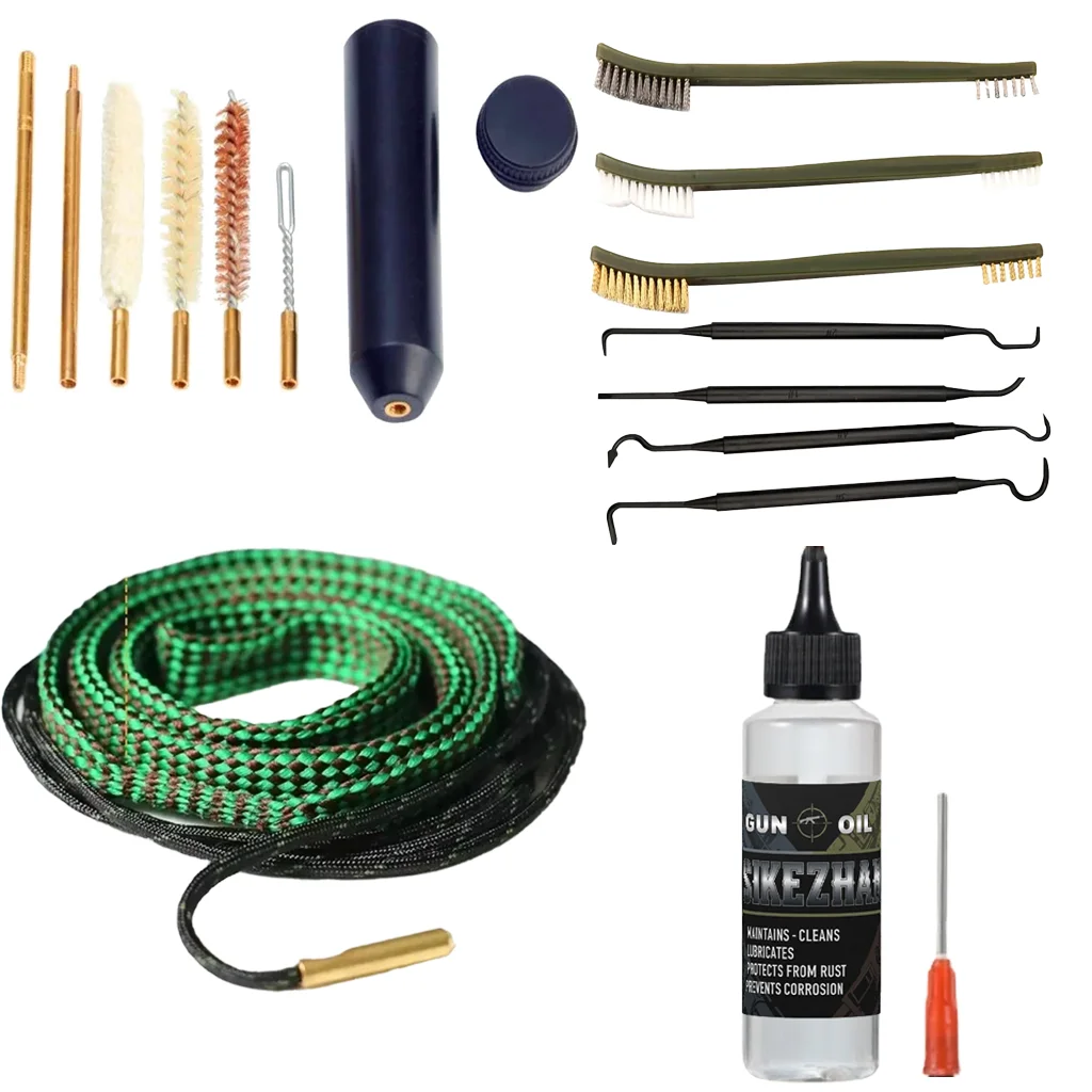 Набор для чистки пистолета .22 .223 5,56 9 мм: 60 мл масляная игольная масленка CLP, диаметр змеи и набор кисточек из 7 предметов для обслуживания винтовки и пистолета
Набор для чистки пистолета .22 .223 5,56 9 мм: 60 мл масляная игольная масленка CLP, диаметр змеи и набор кисточек из 7 предметов для обслуживания винтовки и пистолета