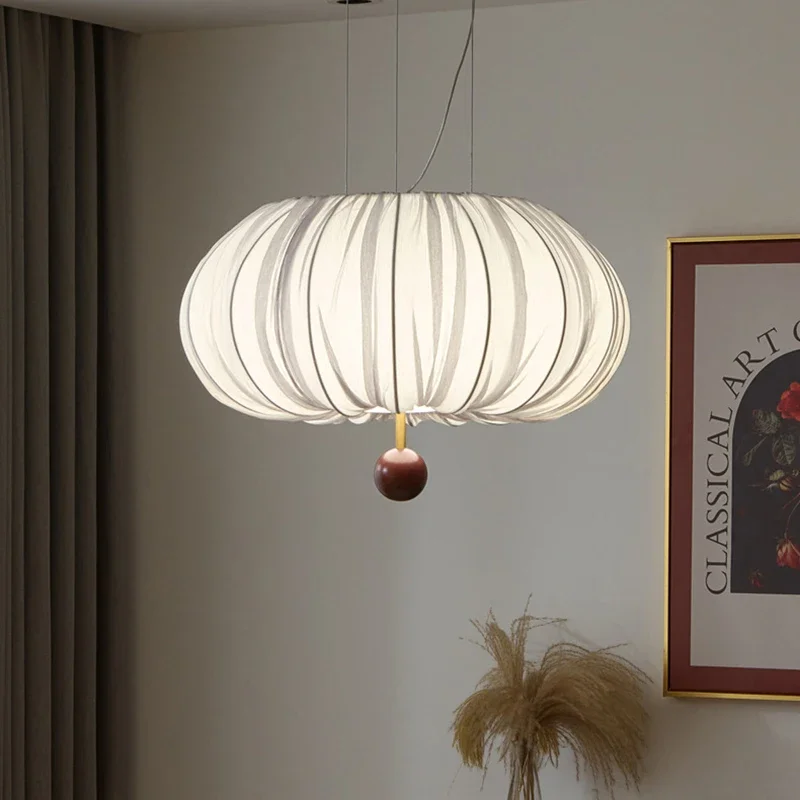 Lomin Cream Pumpkin LED Chandelier, Modern Retro Fabric Lighting for Bedroom, Living Room, Dining Room
Lomin Cream Pumpkin LED Chandelier, Modern Retro Fabric Lighting for Bedroom, Living Room, Dining Room