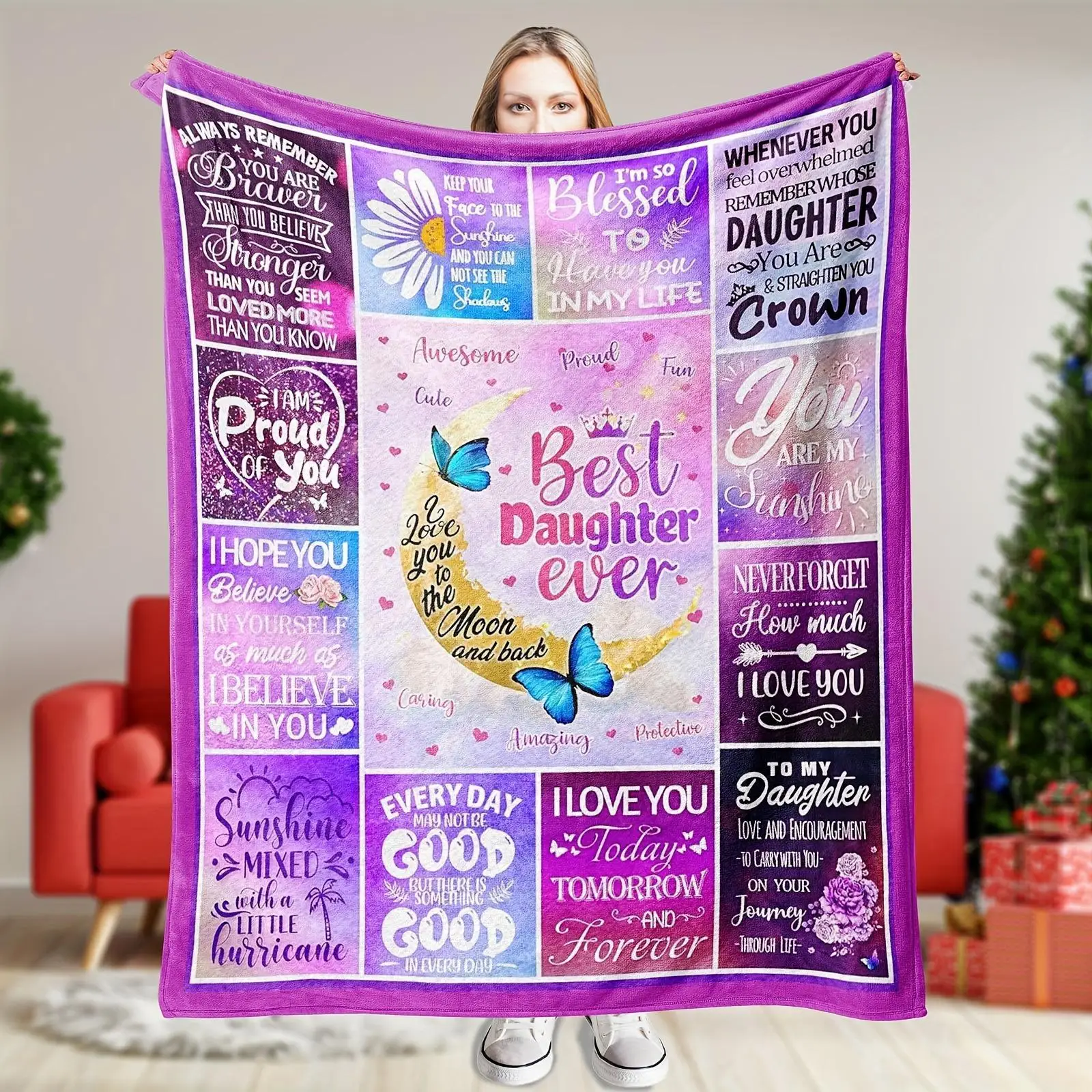 Warm and Comfortable Blankets, Mother's Day Gifts, Birthday Gifts, Daughter's Graduation Creative Gifts Flannel Blankets
Warm and Comfortable Blankets, Mother's Day Gifts, Birthday Gifts, Daughter's Graduation Creative Gifts Flannel Blankets