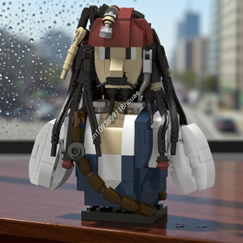 501pcs MOC Disneieny Pirates The Caribbean Jack Sparrow Head Stand Model Building Blocks Construction Toy Festival Gifts
501pcs MOC Disneieny Pirates The Caribbean Jack Sparrow Head Stand Model Building Blocks Construction Toy Festival Gifts