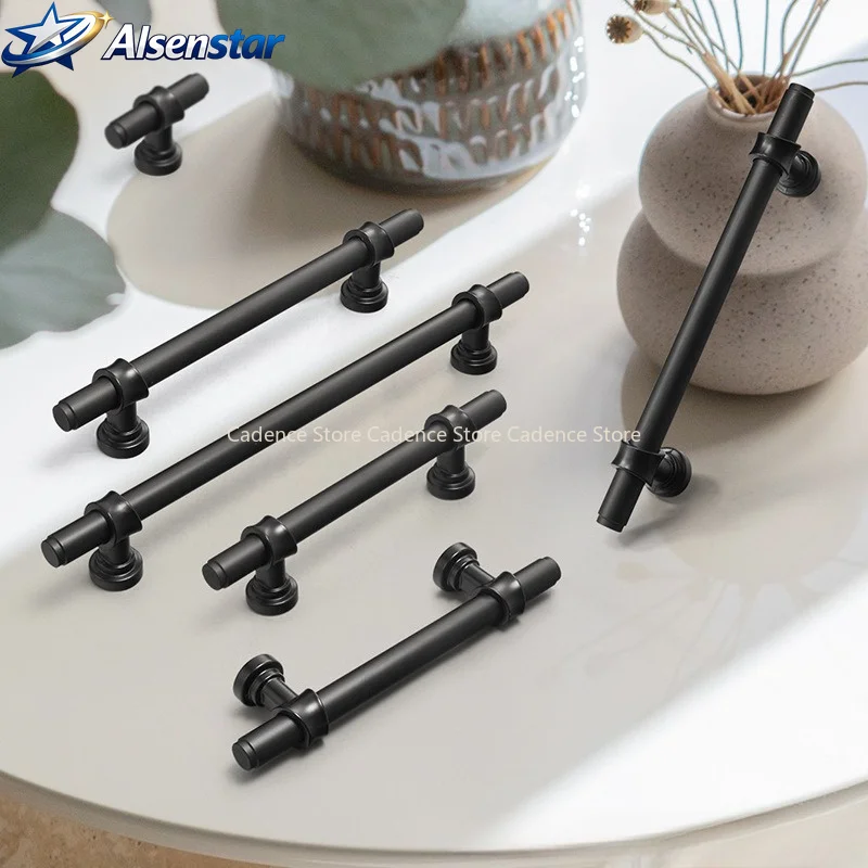 1pcs Aluminum Alloy Black Cabinet Handles Modern Kitchen Cupboard Door Pulls Drawer Knobs Fashion Furniture Hardware
1pcs Aluminum Alloy Black Cabinet Handles Modern Kitchen Cupboard Door Pulls Drawer Knobs Fashion Furniture Hardware