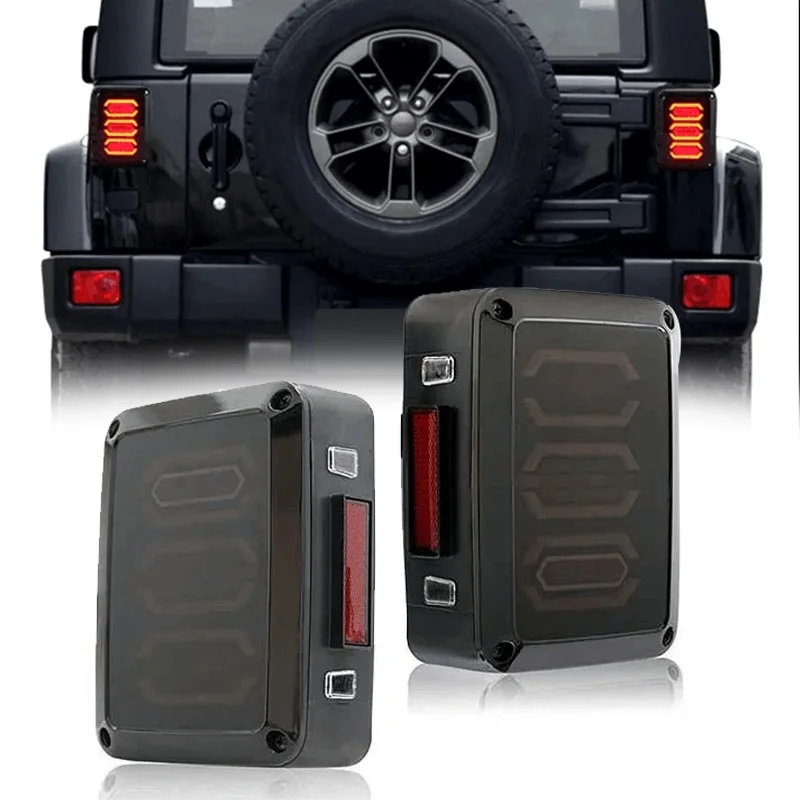 For Jeep JK JKU Sports Smoked/Clear LED Tail Lights for Jeep Wrangler Taillights Reverse Light Real Back Up Turn Signal Lamp DRL
For Jeep JK JKU Sports Smoked/Clear LED Tail Lights for Jeep Wrangler Taillights Reverse Light Real Back Up Turn Signal Lamp DRL