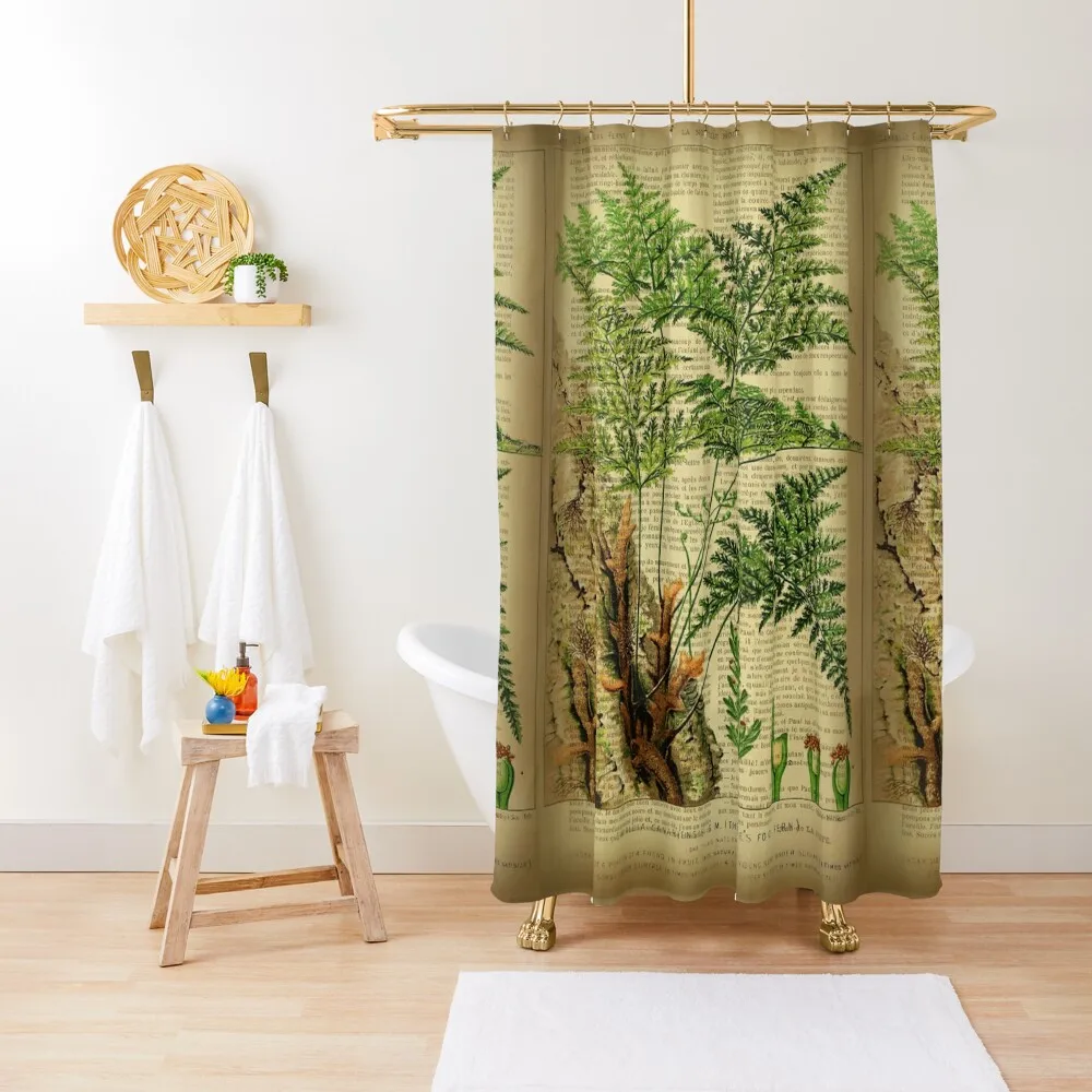 Botanical print, on old book page - Fern Shower Curtain Funny Shower Shower Set For Bathroom Curtain
Botanical print, on old book page - Fern Shower Curtain Funny Shower Shower Set For Bathroom Curtain